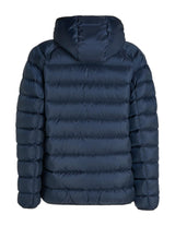 Tommy Jeans TJM Hooded LT Down Jacket EXT DM0DM17882 Chaquetas Acolchadas de Plumas, Azul (Dark Night Navy), XL para Hombre