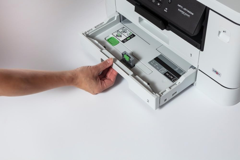 Brother MFCJ5740DW, Impresora multifunción de tinta profesional A4/A3 WiFi, impresión hasta A3, doble bandeja y doble cara hasta A4 en todas las funciones