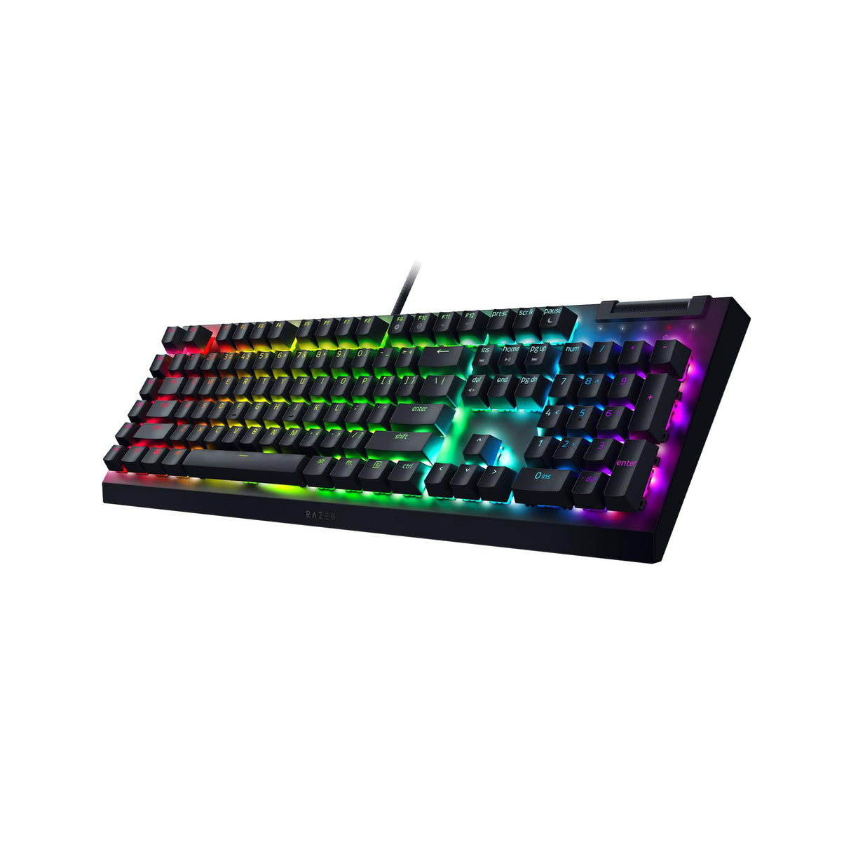 Razer BlackWidow V4 X, Teclado gaming con Razer Chroma RGB (Switches mecánicos amarillos , 6 teclas macro dedicadas de ABS de doble inyección) ES-Layout, Negro