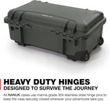 Nanuk 935 - Funda rígida Impermeable con Ruedas, Divisor Acolchado y Organizador de Tapa, Color Verde Oliva