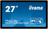iiyama Prolite TF2738MSC-B2 Monitor Pantalla táctil 68,6 cm (27") 1920 x 1080 Pixeles Multi-Touch Multi-Usuario Negro