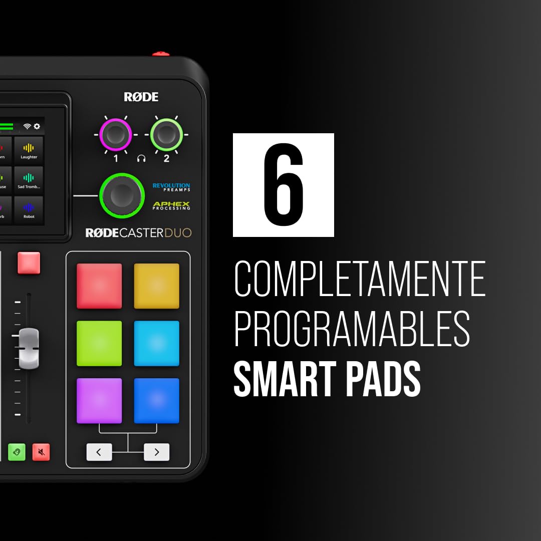 RØDECaster Duo Solución de producción todo en uno para podcasts, streaming, producción musical y creación de contenidos