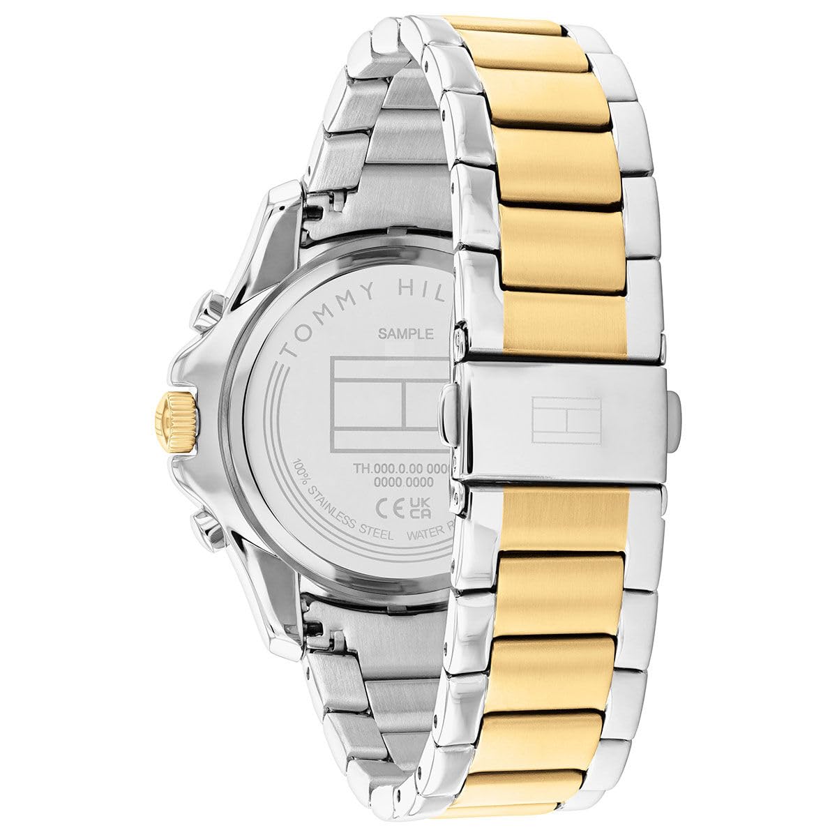 Tommy Hilfiger Reloj Analógico de Cuarzo Multifunción para Mujer con Correa de Acero Inoxidable Bicolor - 1782615