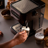 Cecotec Cafetera express Power Espresso 20 ColdBrew. Cafetera express para espresso y cappuccino, café en frío, 20 Bares de presión, Vaporizador orientable. Disfruta de Calidad profesional en casa.
