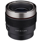 Samyang Lente de Enfoque automático Cine de Marco Completo de 35 mm T1.9 para Sony E (SYCAF35-NEX)