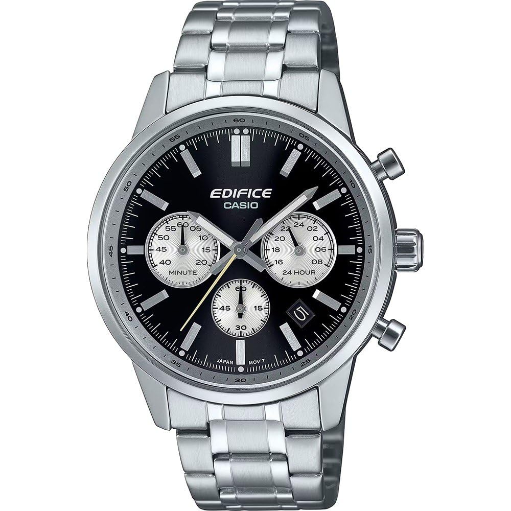 Casio Reloj Cronógrafo para Hombre de Cuarzo con Correa en Acero Inoxidable EFR-575D-1AEF