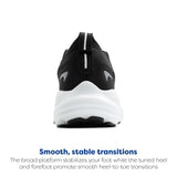 BROOKS Glycerin 22, Sneaker Mujer, Negro/Gris/Blanco, 40.5 EU