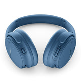 Bose QuietComfort Headphones, Auriculares inalámbricos con cancelación de ruido, Auriculares de diadema con Bluetooth, micrófono y cable con hasta 24 horas de autonomía, Azul Oscuro - Edición Limitada