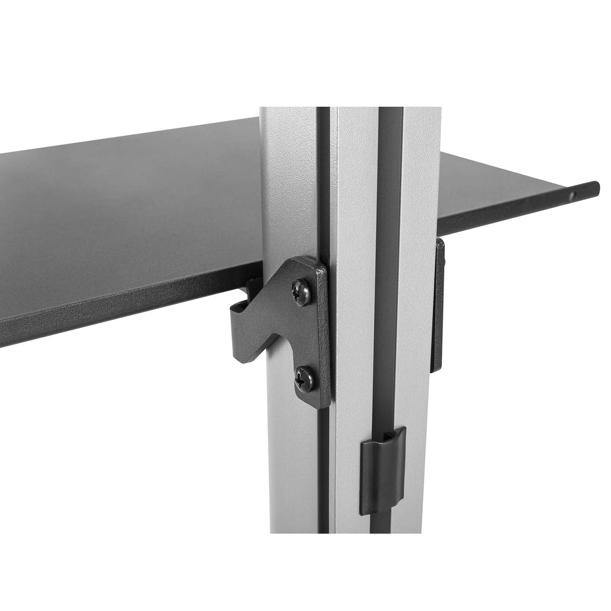 Maclean MC-791N Soporte para TV con Estante Montaje en el Techo y Suelo TV OLED QLED LCD LED 37-70 Pulgadas máximo VESA 600x400 hasta 30 kg