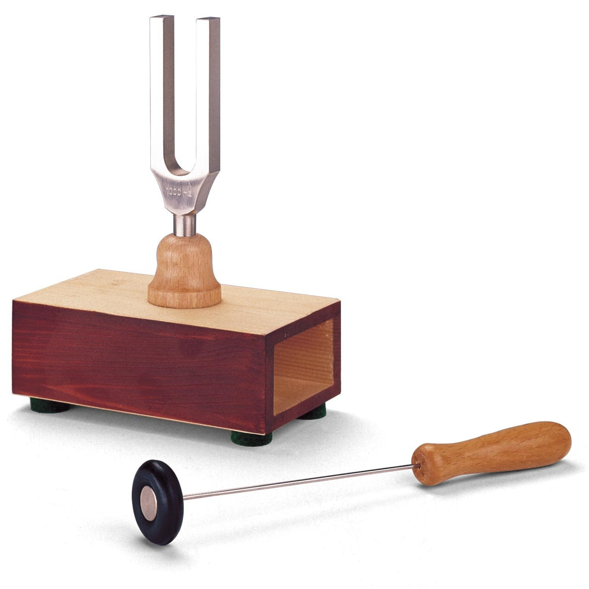 3B Scientific Horquilla de afinación, 440 Hz, en caja de resonancia