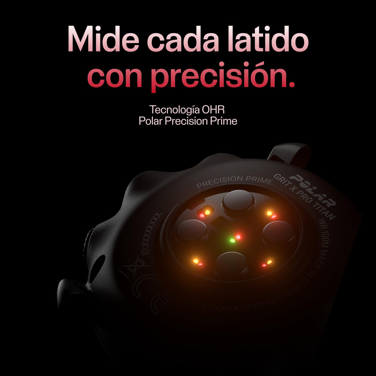 Polar Grit X Pro Titan - Outdoor Multisport GPS Watch - Durabilidad Militar, Cristal de Zafiro, FC en la Muñeca, Batería de Larga Duración, Orientación, para Deportes al Aire Libre, Trail Running
