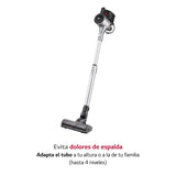 LG A9K-CORE2S - Aspirador Escoba, Kompressor 200W succión, con Doble batería y Sistema de compresión de Polvo, Silver