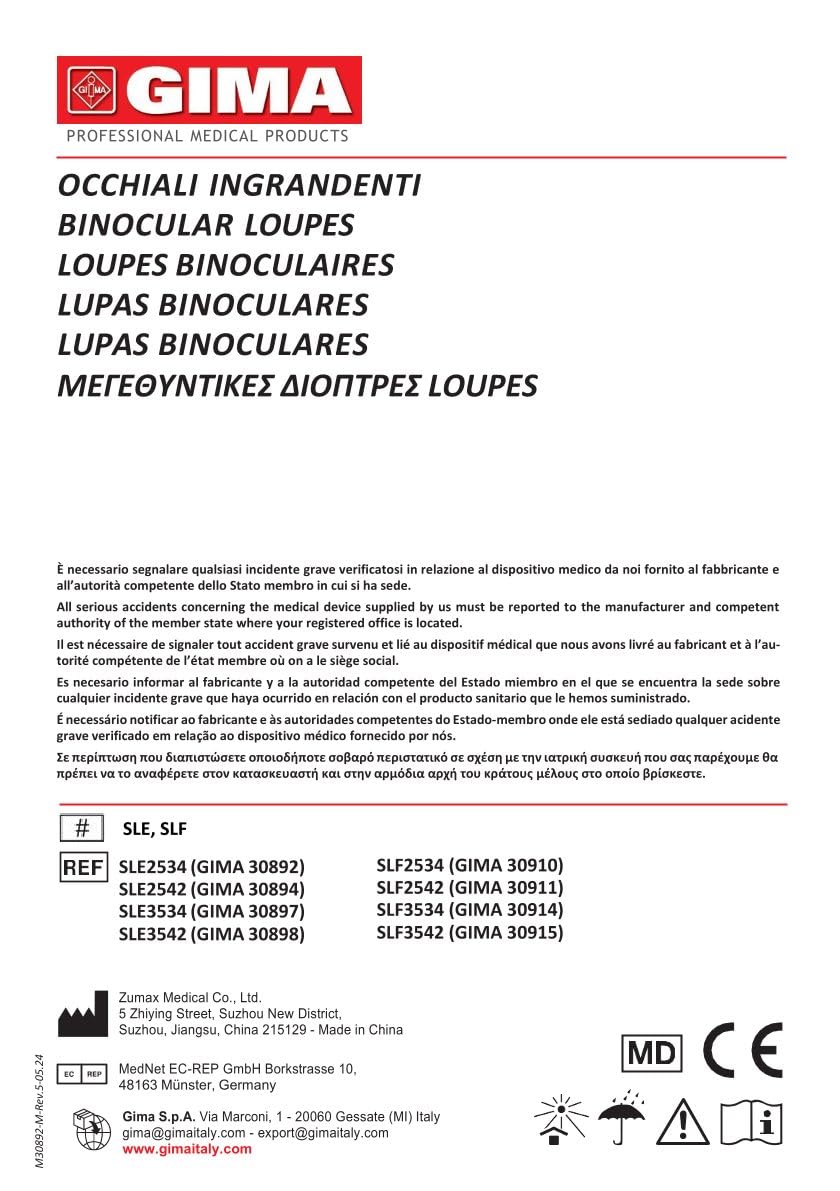 Lupa Binocular Estilo