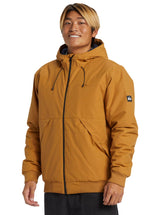 Quiksilver Brooks 5K Jacket Chaqueta, Bone Brown, Estándar para Hombre