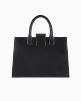 Armani Exchange Jodie, Sustainable, Logo Plate Closure, Medium Tote Mujeres, Negro, Talla única