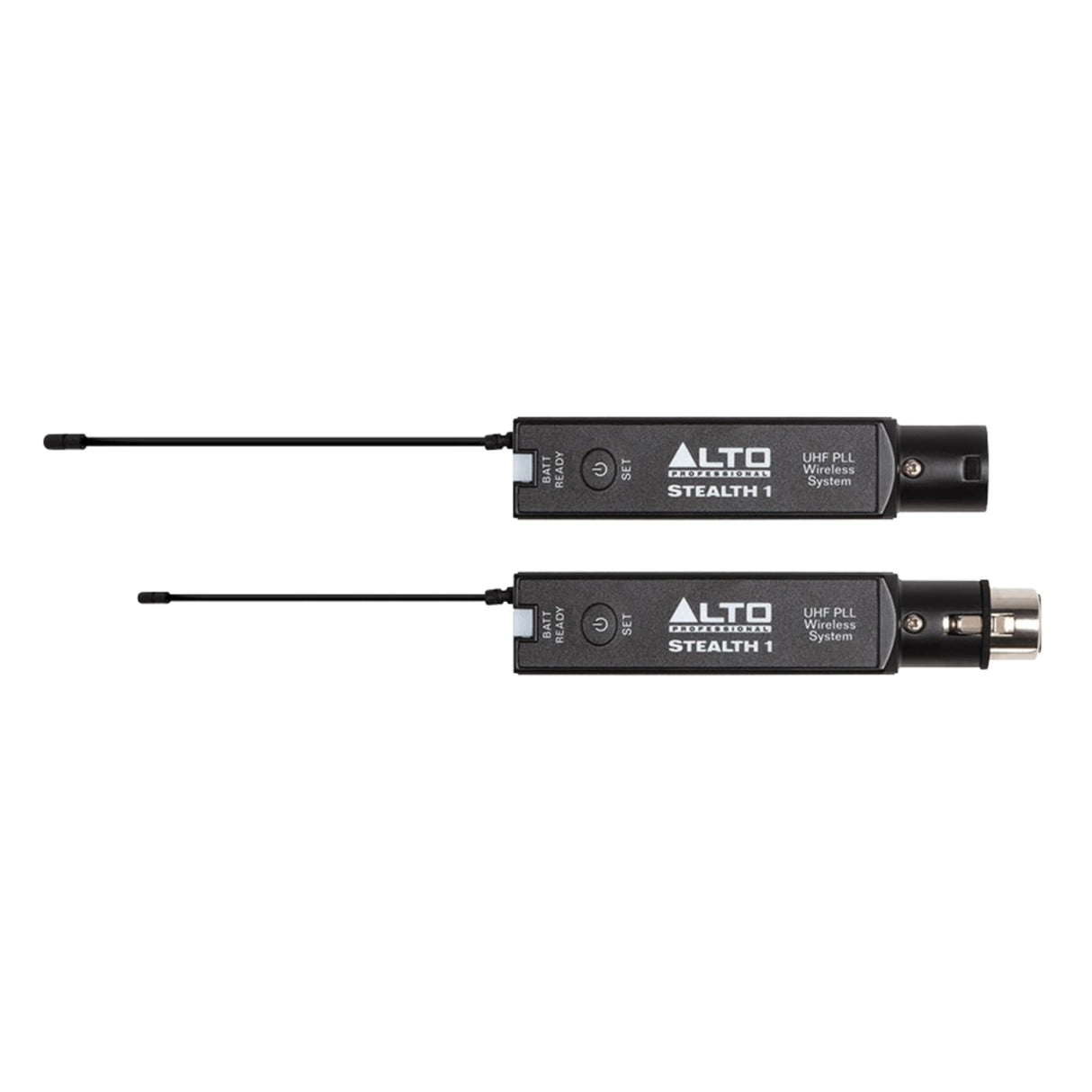 Alto Stealth 1 Sistema de Audio Inalámbrico Mono XLR UHF, Transmisor/Receptor para Altavoces Autoamplificados, Mesa de Mezclas y Micrófonos Dinámicos