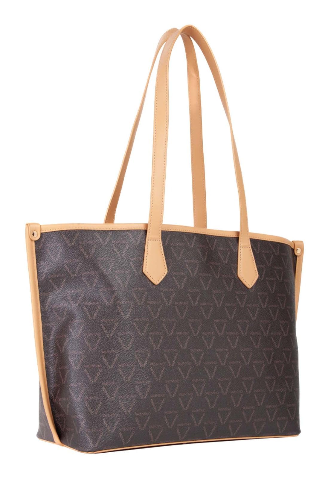 Valentino Lady Re Shopping Bag Mora/Naturale