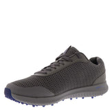Skechers GO Golf MAX 2 Fairway 3, Zapatillas Hombre, Charcoal Textile/Navy Trim, 43.5 EU