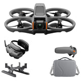 DJI Avata 2 Fly More Combo (1 batería) Bundle, Drone FPV con cámara, con protección de la hélice, voltea/rueda con sólo pulsar un botón, drone con cámara de contenidos POV, incl Goggles 3y RC Motion 3
