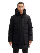 TOM TAILOR 1043659 Parka con Capucha Desmontable, 29999-Black, XXL Hombres