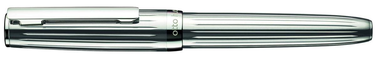 Otto Hutt Diseño 07 038-62240 - Pluma estilográfica (punta y capuchón de plata de ley, equipado con una pluma de oro de 18 quilates, grosor del plumín EF)