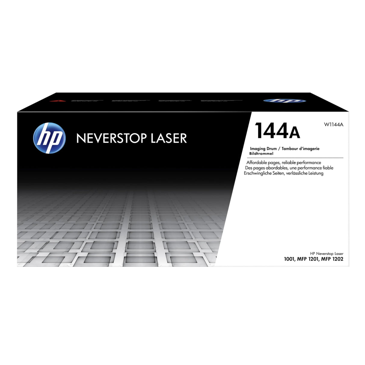 HP 144A W1144A, Negro, Tambor de Imágenes Original, de 20.000 páginas, para impresoras HP Neverstop Laser Serie 1000 y 2000
