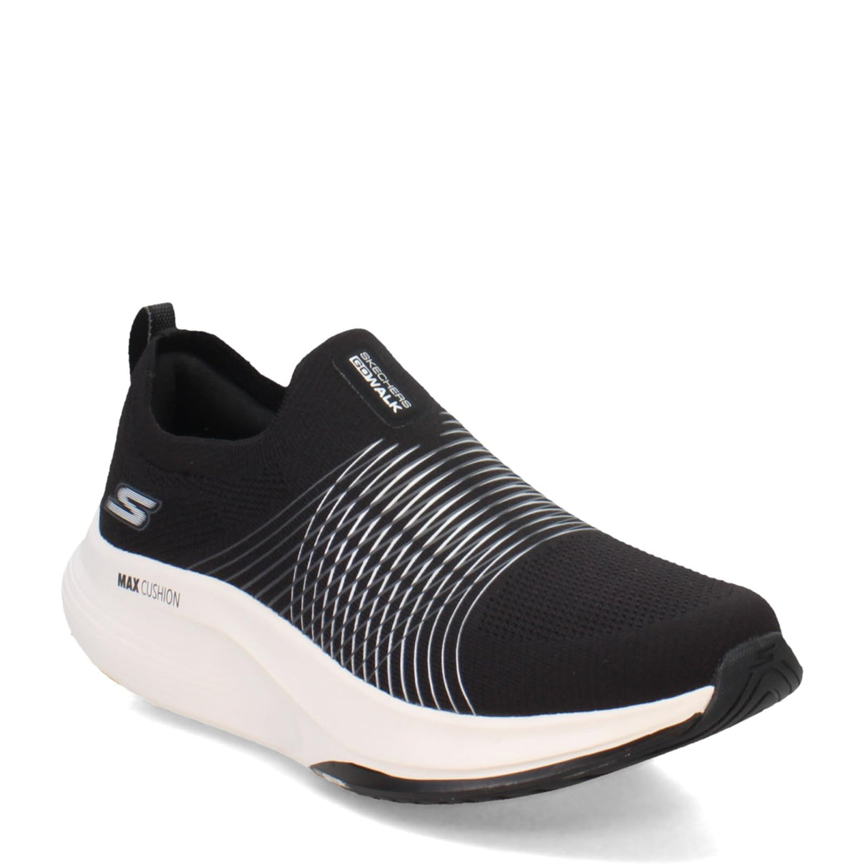 Skechers Go Walk MAX Walker Sally, Zapatillas Mujer, Negro Blanco, 38 EU