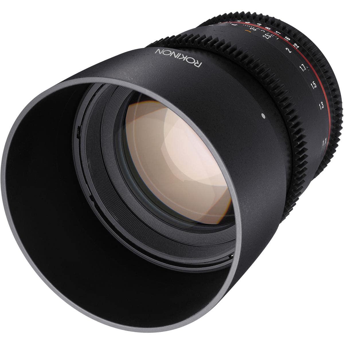 Rokinon Cine DS DS85M-NEX 85 mm T1.5 AS IF UMC Lente de Marco Completo Cine para Sony E Mount