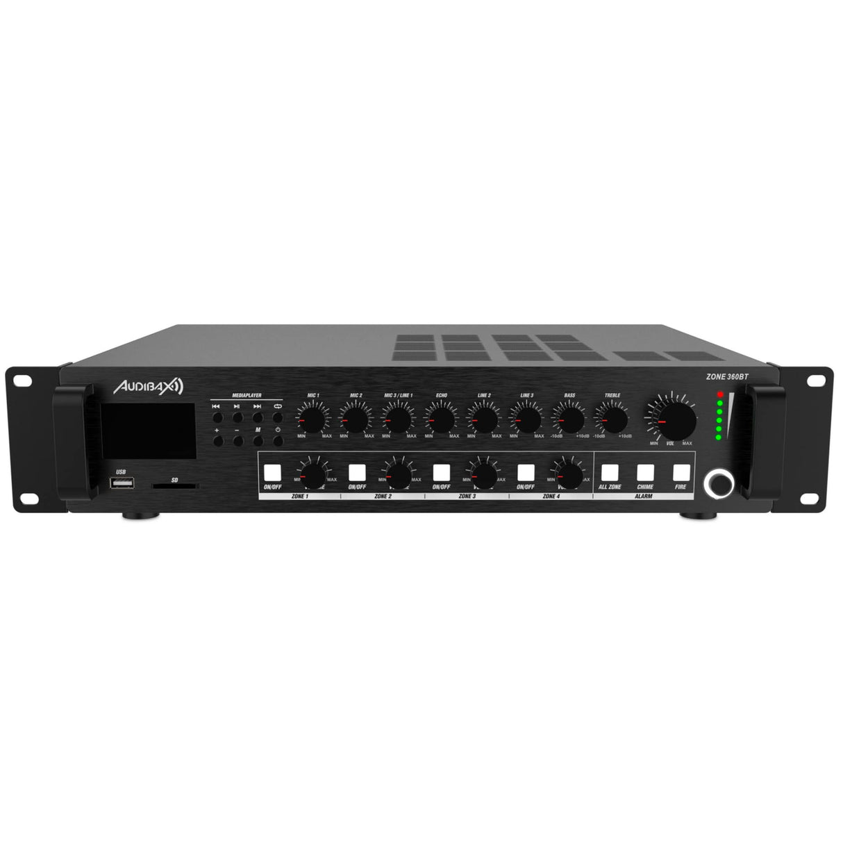 Audibax Zone 360BT Amplificador 4 Zonas 360W