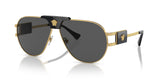 Versace 0VE2252 63 100287 Gafas de Sol, Unisex-Adult, Multicolor (Multicolor), Talla Única