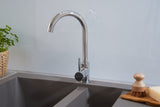 Respekta Denver Fregadero Mineralite de material compuesto en gris hormigón/Fregadero empotrado de 1,5 cubetas de 100 x 50 cm/Apto para bases a partir de 60 cm de ancho