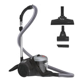 Hoover 39002259 H-Power 300 HP320PET, Aspiradora sin Bolsa Trineo, Tobera Turbo Pelo Mascotas y Tapicería, Compacta, Ciclónico, Selfdust Clean, 850W, Filtro Epa, 75dba, Cable 7 m, Negro, Depósito 2 l
