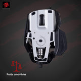 Mad Catz R.A.T. 6+ - Ratón (mano derecha, Óptico, USB, 12000 DPI, 12000 pps, Negro)