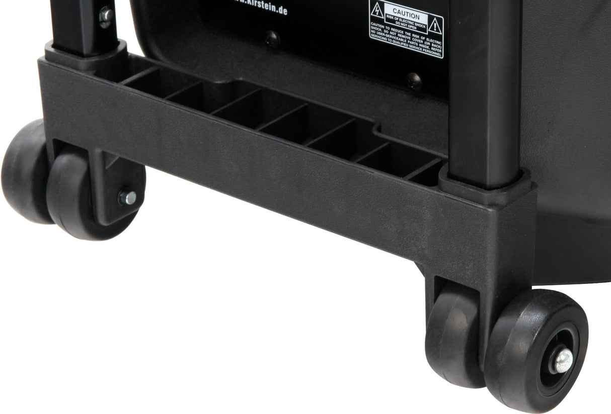 Pronomic PH12AW Caja Activa 12" con batería, 80W RMS, 5h autonomía, Bluetooth, MP3/SD/USB, Incluye micrófono inalámbrico, Headset, Mando y Trolley para Sistemas móviles.