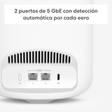 Descubre el nuevo eero Pro 7 de Amazon (último modelo): router de malla tribanda con Wi-Fi 7, compatible con velocidades de red de hasta 5 Gb/s y cobertura de hasta 560 m² (pack de 3)