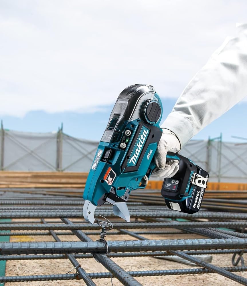 Makita DTR181ZJ Atadora de ferralla sin escobillas Li-ion LXT de 18 V suministrada en una funda Makpac – Baterías y cargador no incluidos