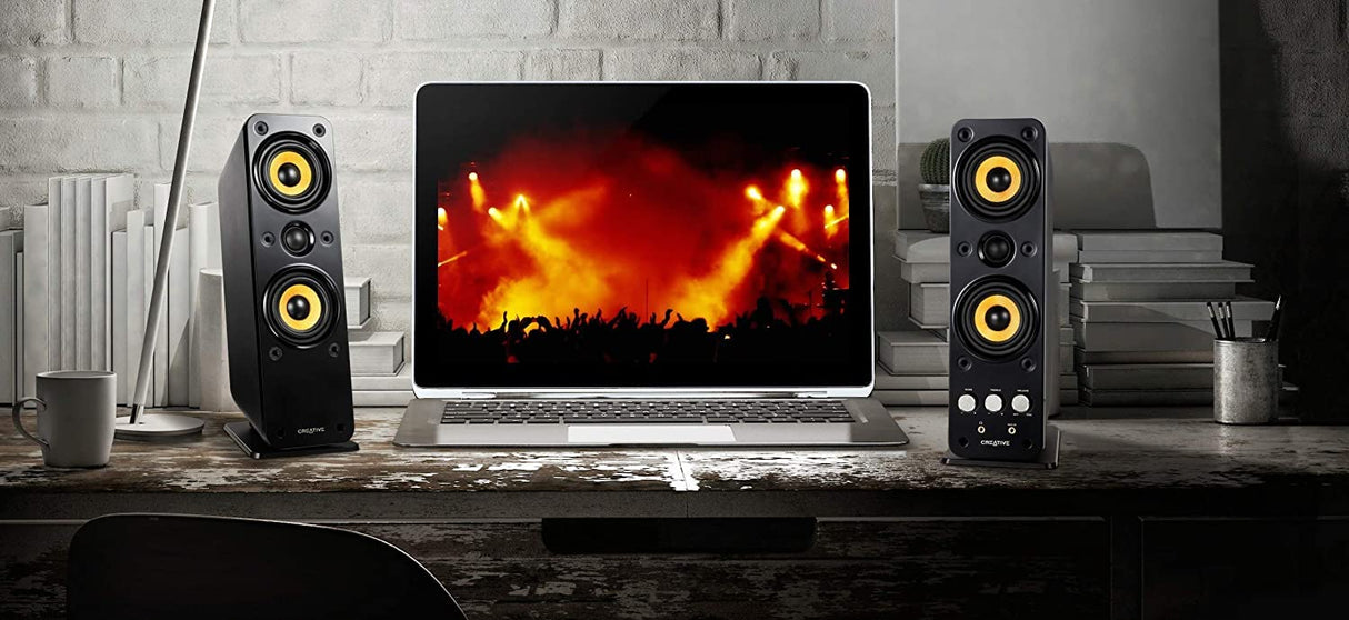 Creative Labs GigaWorks T40 Series II - Altavoces (PC, 32 W, 50-20000 Hz), Negro
