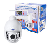 PNI Videocamera de vigilancia IP652W WiFi PTZ 1080p 2MP 5X Zoom óptico H265 Ranura microSD Visión Nocturna 50m IP66 Alarma de detección de Movimiento Comunicación de Audio bidireccional