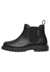 Naturino Botines chelsea de piel de becerro, Negro 32