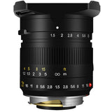 TTArtisan Lente de Cuerpo de Metal Macro F1.5 de 21 mm Compatible con Montura Leica M, Color Negro