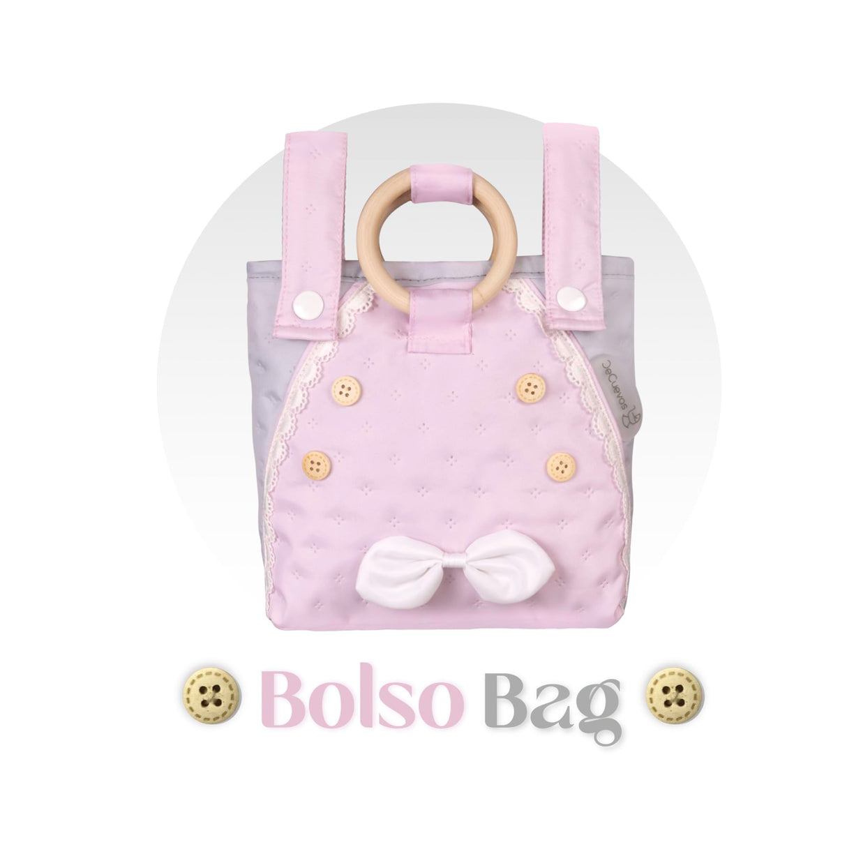 Carro de Muñecas Sophie Plegable con Sombrilla DeCuevas 82075