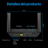 Linksys Classic Micro Router Pro 6 - Router WiFi 6 Mesh de Doble Banda (AX5400) - Router Gigabit inalámbrico, Cobertura para más de 35 Dispositivos y 250 m2