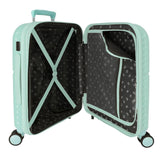 Pepe Jeans Nerea Maleta de Cabina Azul 40x55x20 cms Rígida ABS Cierre TSA Integrado 37L 2,74 kgs 4 Ruedas Dobles Equipaje de Mano
