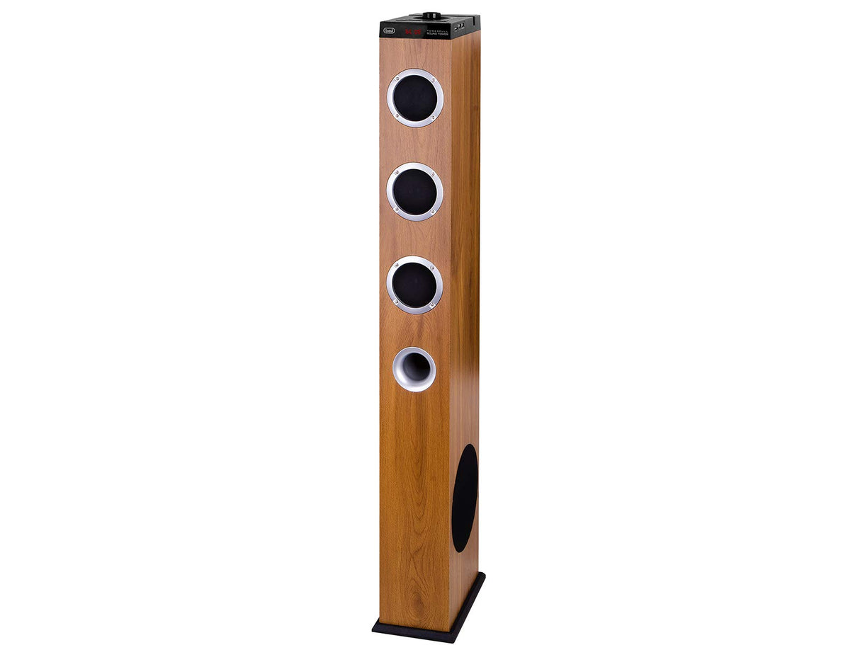 Trevi XT 10A8 BT Soundtower - Altavoz Amplificador de Torre 2.1 Color Madera (0XT10A830)