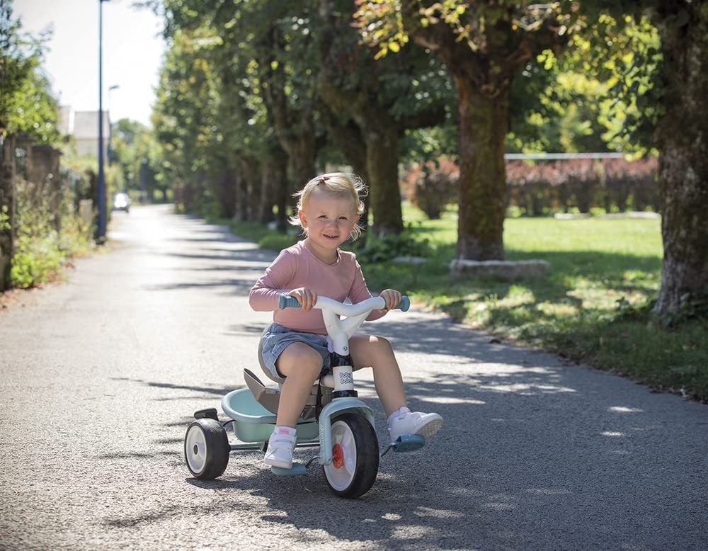 Smoby- Triciclo Baby Balade Azul (741400)
