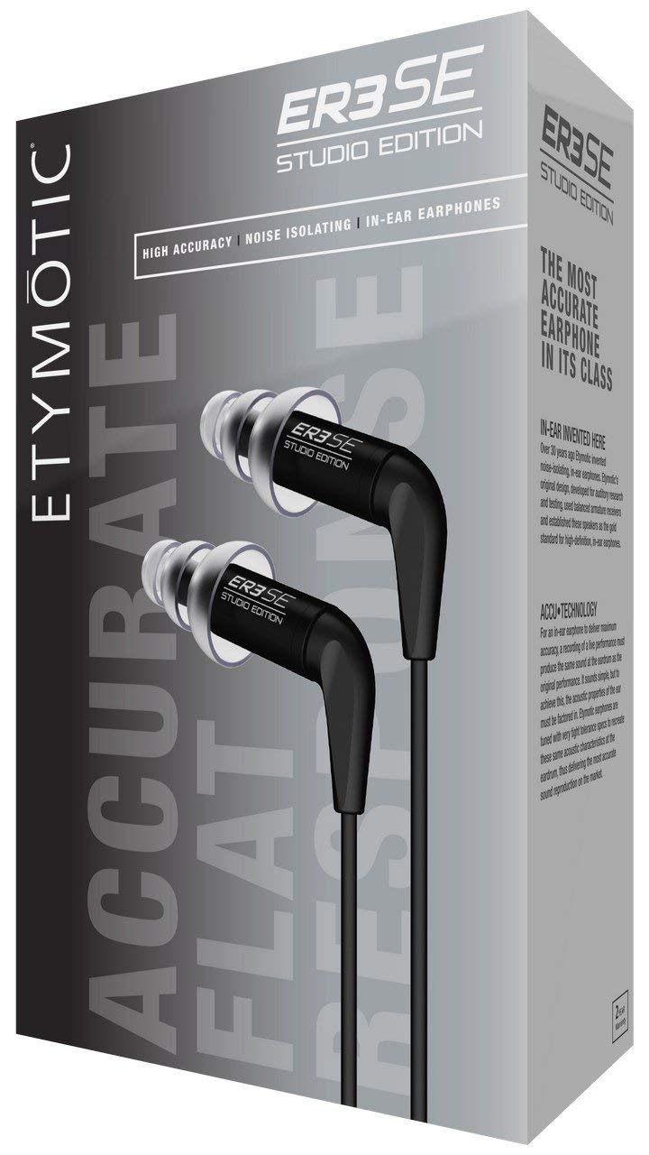 Etymotic ER3SE Studio Edition - Auriculares, Color Negro