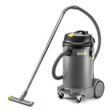 Kärcher Aspirador en seco y húmedo NT 48/1, Potencia: máx. 1380 W, Filtro de Cartucho PES, depósito: 48 l, Manguera de aspiración: 2,5 m, Boquilla Ancha para Suelo (360 mm), Tubo de desagüe