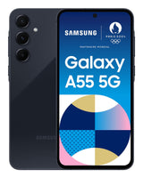Samsung Galaxy A55 5G 16,8 cm (6.6") Double SIM hybride USB Type-C 8 Go 128 Go 5000 mAh Marine