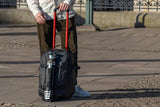 Rollei Fotoliner Ocean Pro Trolley | Mochila y Carrito 2 en 1 | Mucho Espacio de Almacenamiento para cámara y portátil | Material Reciclado sostenible | Protección antirrobo y protección contra la