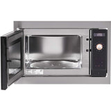 De Dietrich DME7121X Integrado Solo - Microondas (Integrado, Solo microondas, 26 L, 900 W, Giratorio, Tocar, Negro, Acero inoxidable)
